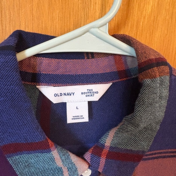 OLD NAVY *boyfriend fit* flannel - Picture 2 of 3